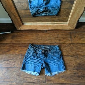 American Eagle denim shorts cut off